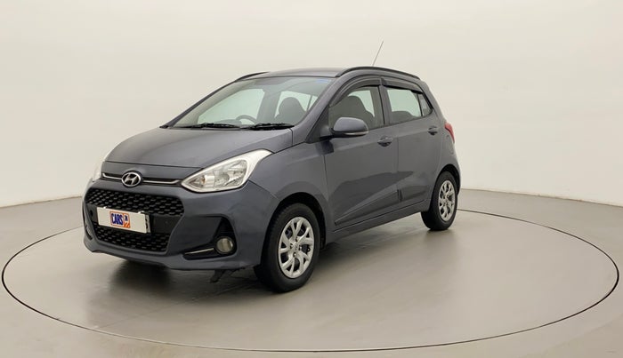 2018 Hyundai Grand i10 SPORTZ 1.2 KAPPA VTVT, CNG, Manual, 95,573 km, Left Front Diagonal