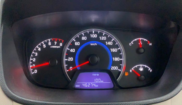 2015 Hyundai Grand i10 SPORTZ 1.2 KAPPA VTVT, Petrol, Manual, 46,264 km, Odometer Image