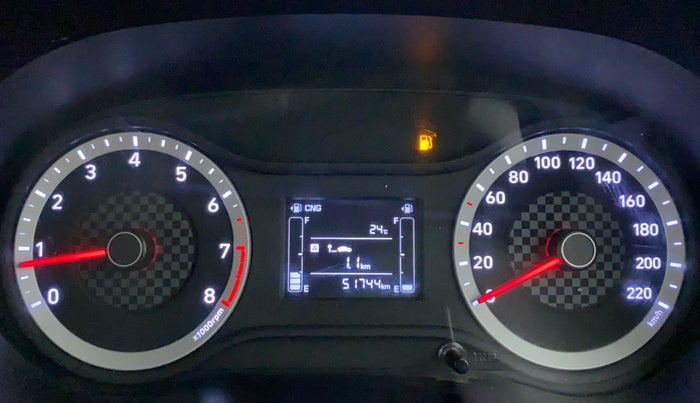 2020 Hyundai GRAND I10 NIOS SPORTZ CNG MT, CNG, Manual, 51,839 km, Odometer Image