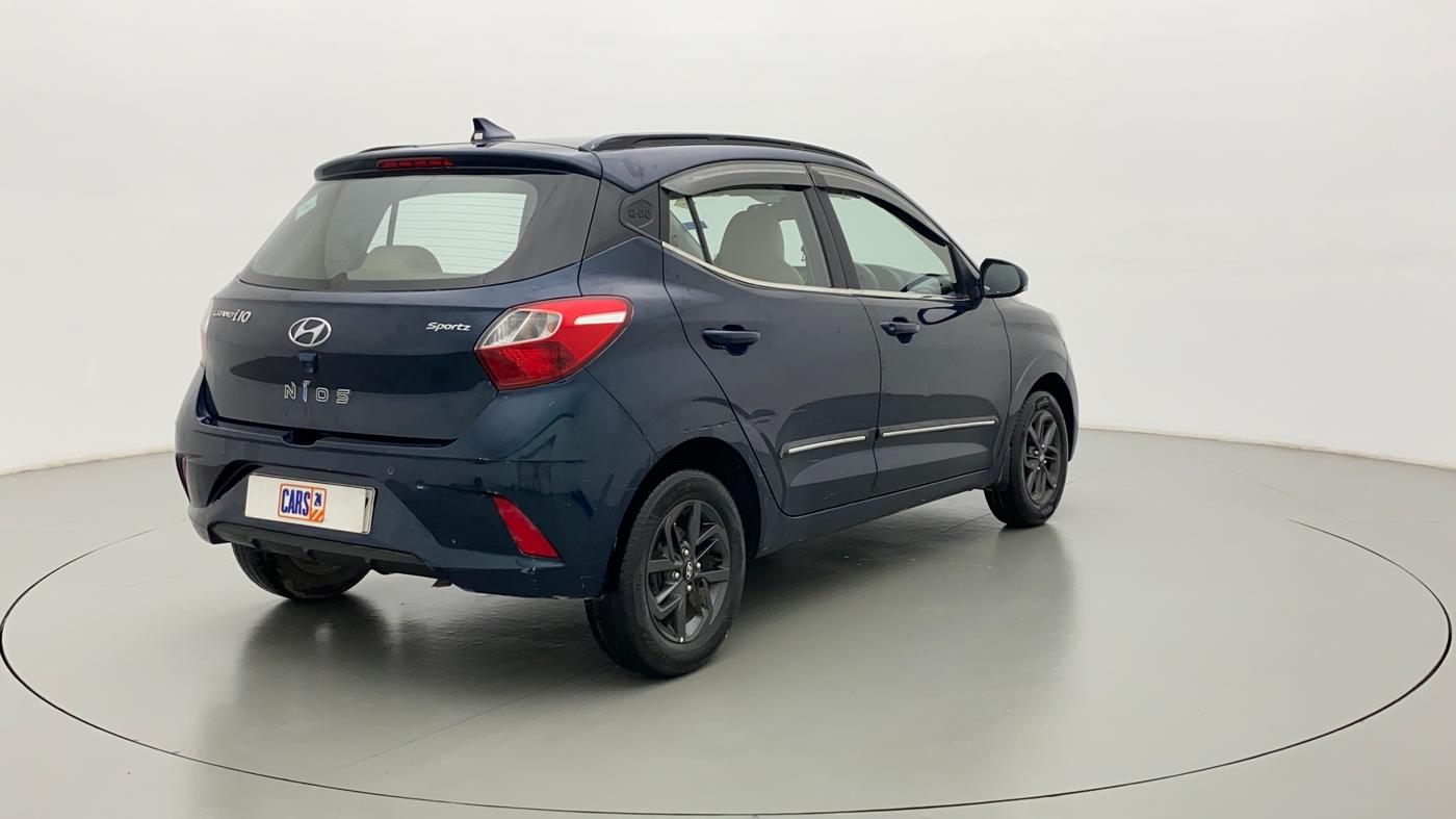 2020 Hyundai GRAND I10 NIOS SPORTZ CNG MT, CNG, Manual, 51,839 km, Right Back Diagonal