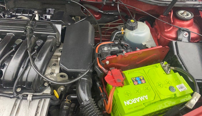 2014 Nissan Terrano XL (P), Petrol, Manual, 1,24,832 km, Engine View - Left