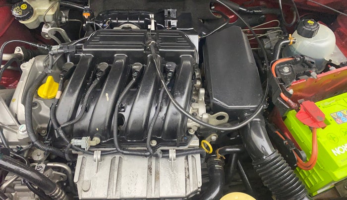 2014 Nissan Terrano XL (P), Petrol, Manual, 1,24,832 km, Engine View