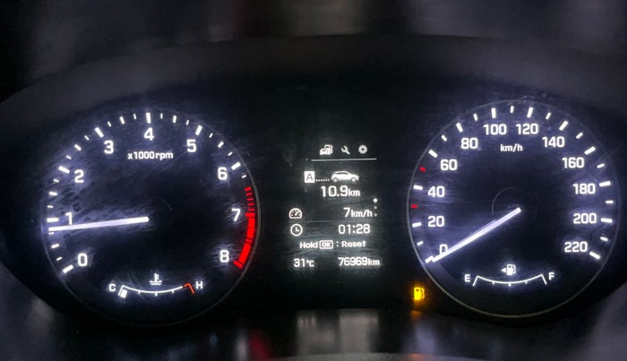 2015 Hyundai Elite i20 ASTA 1.2 (O), Petrol, Manual, 76,959 km, Odometer Image