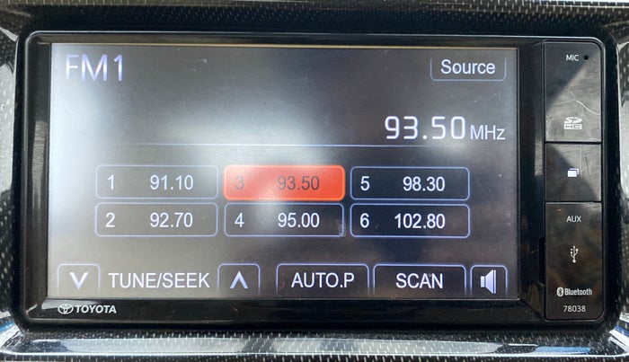 2016 Toyota Corolla Altis VL CVT PETROL, Petrol, Automatic, 76,370 km, Touchscreen Infotainment System
