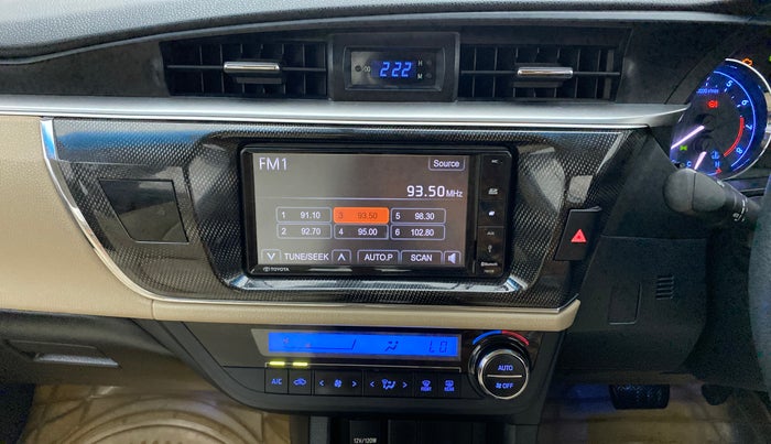 2016 Toyota Corolla Altis VL CVT PETROL, Petrol, Automatic, 76,370 km, Air Conditioner