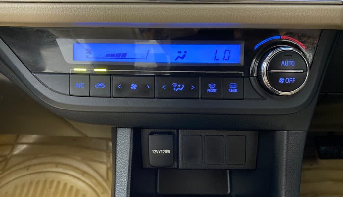 2016 Toyota Corolla Altis VL CVT PETROL, Petrol, Automatic, 76,370 km, Automatic Climate Control