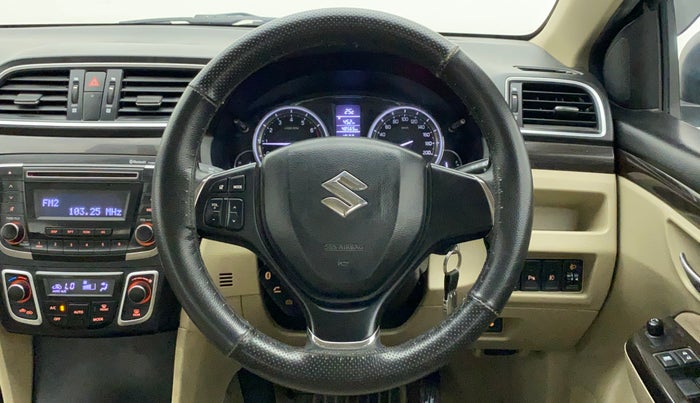 2017 Maruti Ciaz DELTA 1.4 MT PETROL, Petrol, Manual, 48,812 km, Steering Wheel Close Up