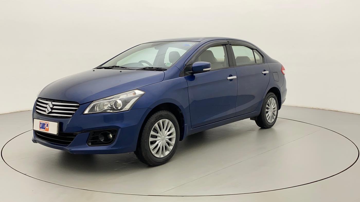 2017 Maruti Ciaz DELTA 1.4 MT PETROL, Petrol, Manual, 48,812 km, Left Front Diagonal