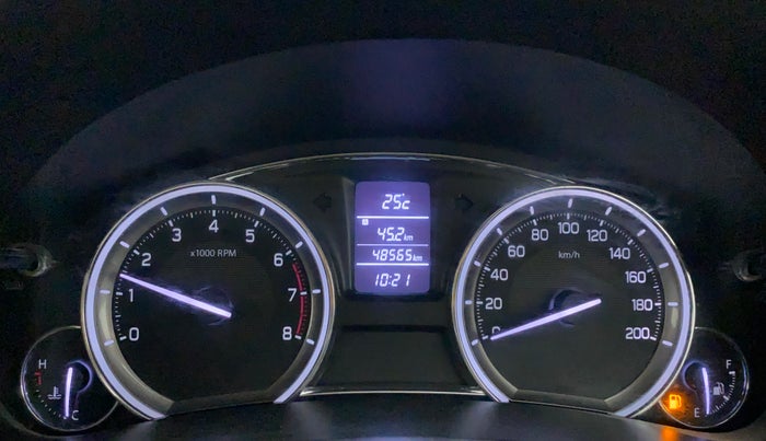 2017 Maruti Ciaz DELTA 1.4 MT PETROL, Petrol, Manual, 48,812 km, Odometer Image