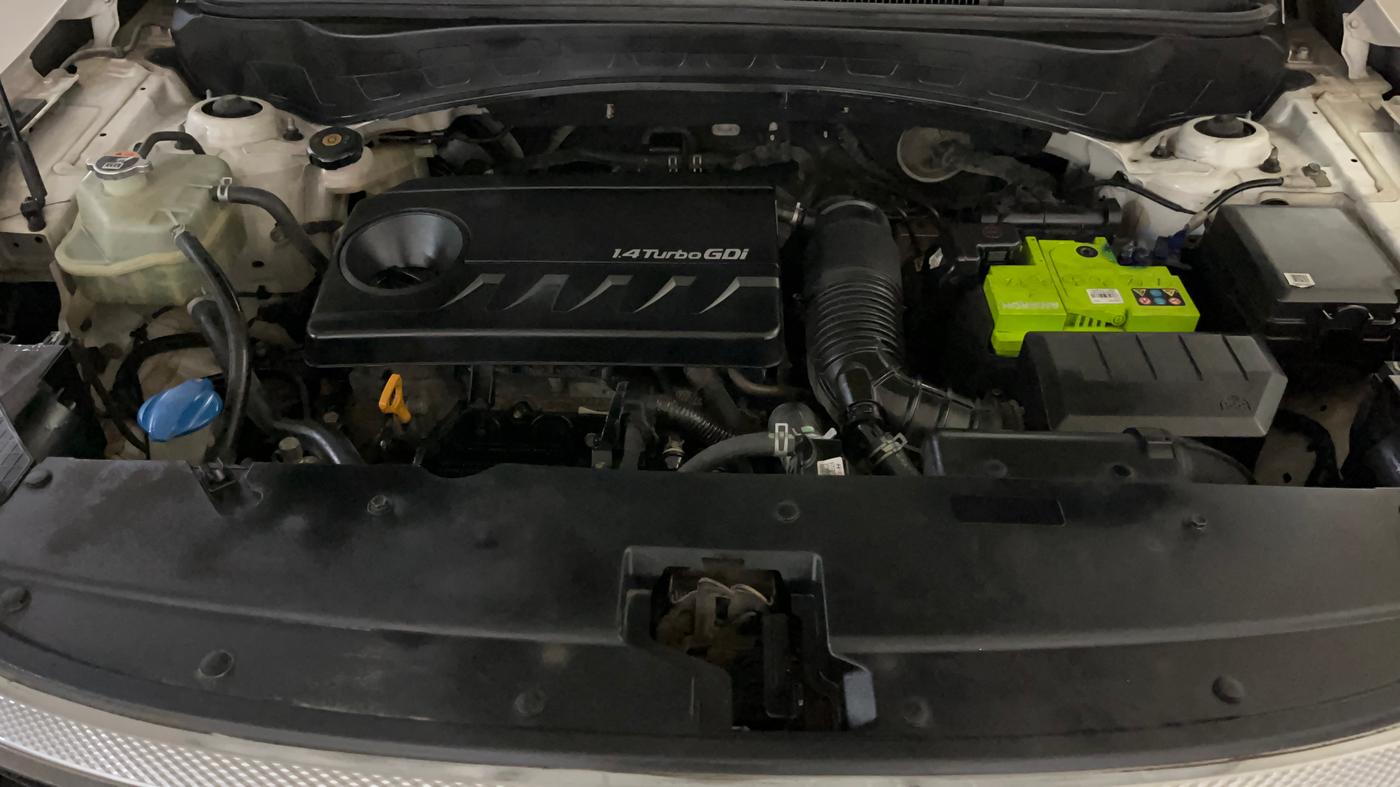 2019 KIA SELTOS GTX AT 1.4 PETROL DUAL TONE, Petrol, Automatic, 99,072 km, Engine View