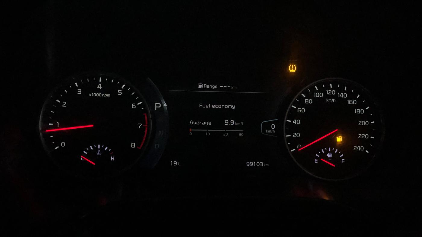 2019 KIA SELTOS GTX AT 1.4 PETROL DUAL TONE, Petrol, Automatic, 99,072 km, Odometer Image