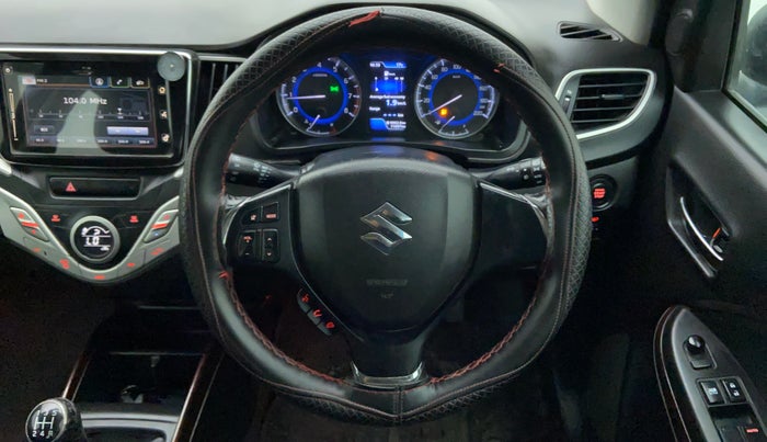 2017 Maruti Baleno ALPHA PETROL 1.2, Petrol, Manual, 71,697 km, Steering Wheel Close Up