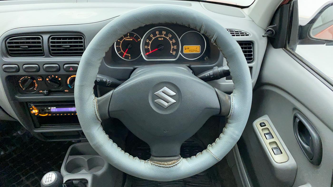2013 Maruti Alto K10 VXI P, Petrol, Manual, Steering Wheel Close Up