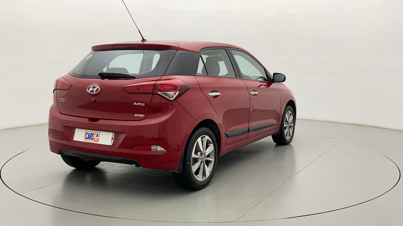 2015 Hyundai Elite i20 ASTA 1.2, CNG, Manual, 75,110 km, Right Back Diagonal