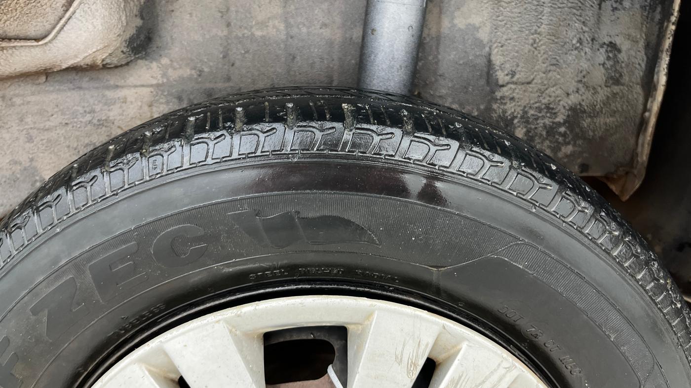 2018 Datsun Redi Go T(O) 1.0 AMT, Petrol, Automatic, 56,602 km, Left Rear Tyre Tread