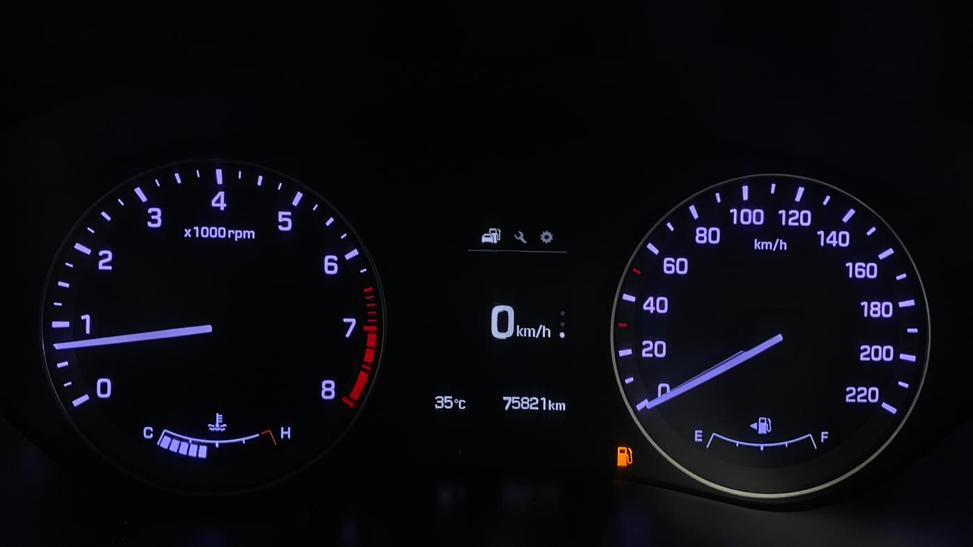 2016 Hyundai Elite i20 ASTA 1.2 (O), Petrol, Manual, 75,818 km, Odometer Image