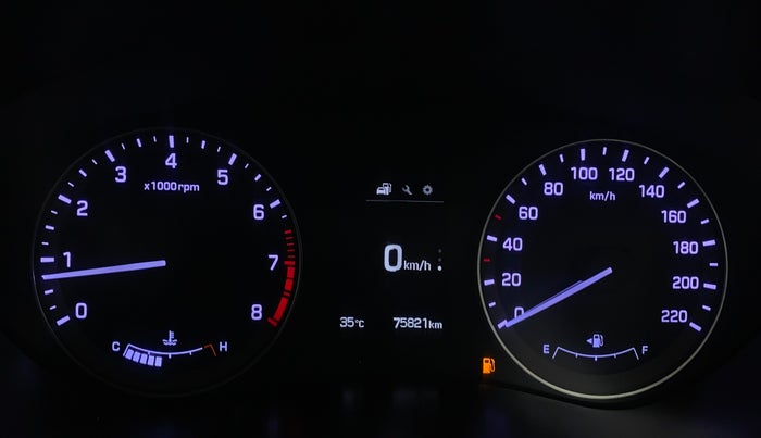 2016 Hyundai Elite i20 ASTA 1.2 (O), Petrol, Manual, 75,818 km, Odometer Image