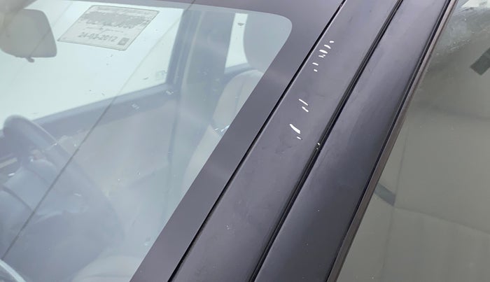 2012 Maruti Swift Dzire VXI, Petrol, Manual, 22,947 km, Left A pillar - Minor scratches