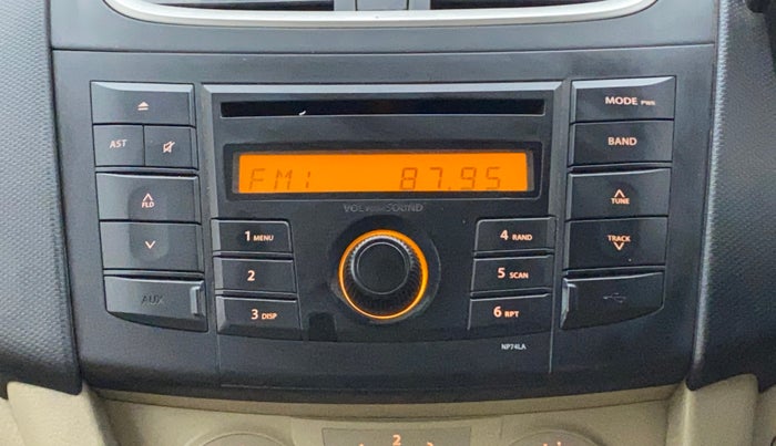 2012 Maruti Swift Dzire VXI, Petrol, Manual, 22,947 km, Infotainment System