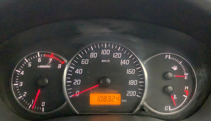 2011 Maruti Swift VXI, Petrol, Manual, 1,08,324 km, Odometer Image