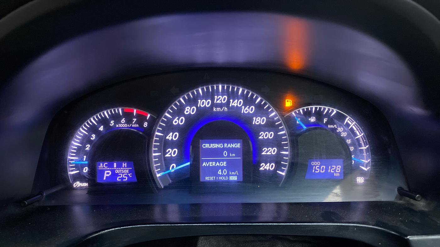2012 Toyota Camry 2.5 AT, Petrol, Automatic, 1,50,439 km, Odometer Image