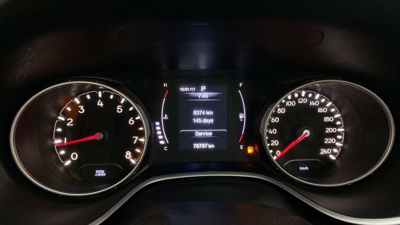 2018 Jeep Compass LIMITED 1.4 PETROL AT, Petrol, Automatic, 76,797 km, Odometer Image