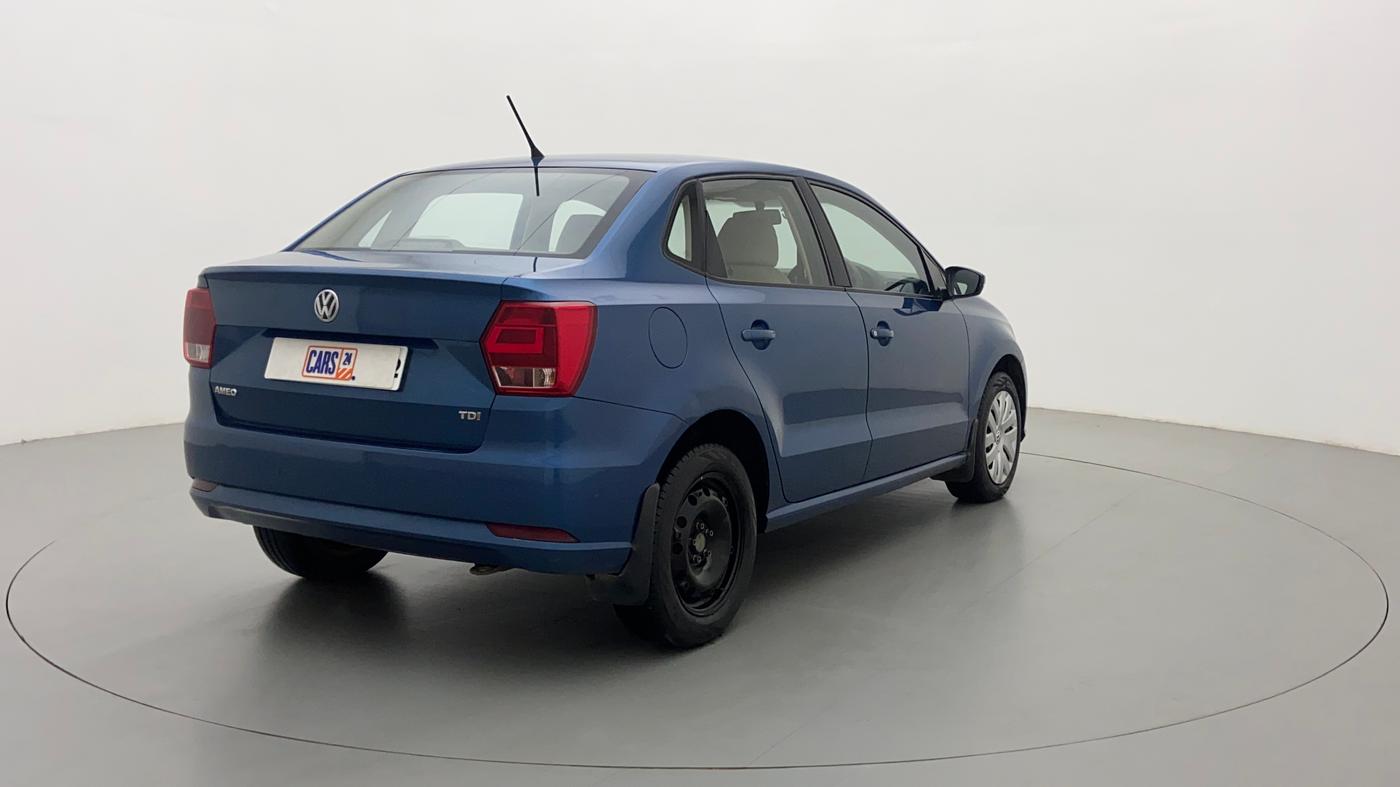 2016 Volkswagen Ameo COMFORTLINE 1.5, Diesel, Manual, 94,132 km, Right Back Diagonal