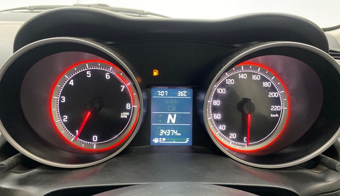 2019 Maruti Swift ZXI AMT, Petrol, Automatic, 34,343 km, Odometer Image