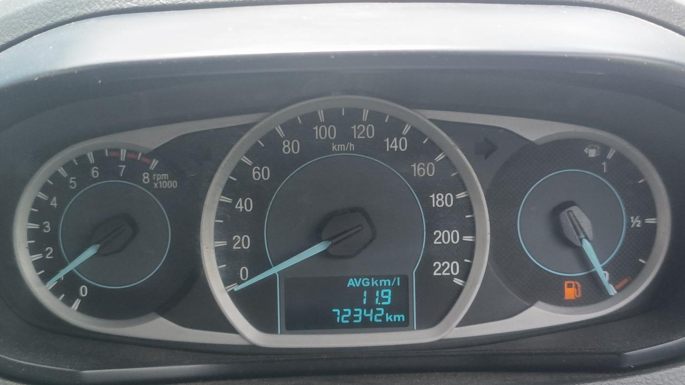 2018 Ford New Figo TITANIUM 1.2 PETROL MT, Petrol, Manual, 72,271 km, Odometer Image