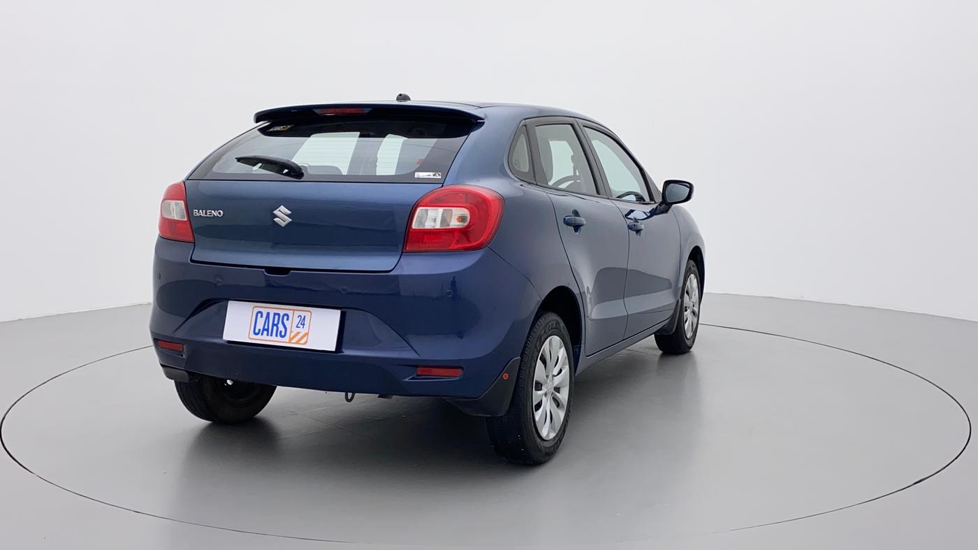 2017 Maruti Baleno DELTA PETROL 1.2, Petrol, Manual, 43,981 km, Right Back Diagonal