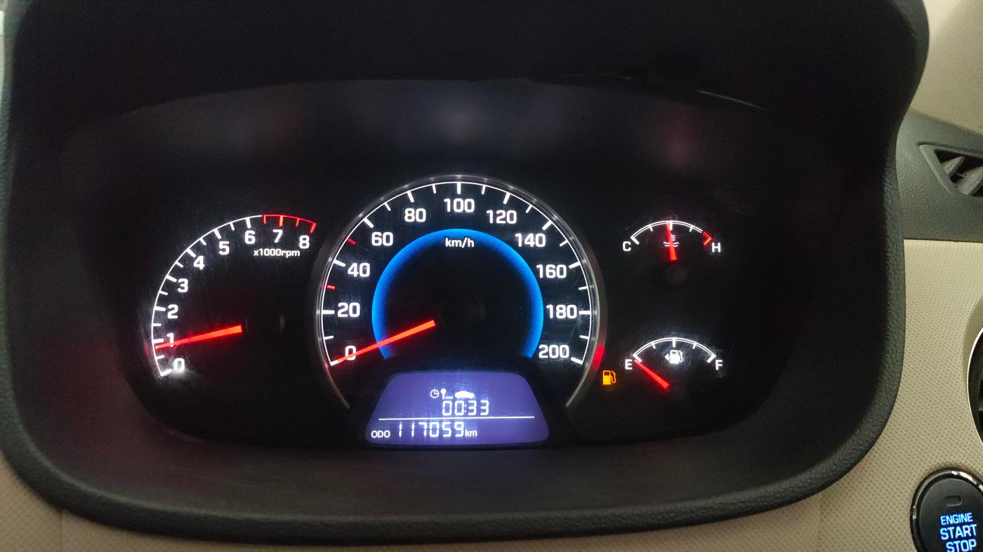 2013 Hyundai Grand i10 SPORTZ 1.2 KAPPA VTVT, Petrol, Manual, 1,17,049 km, Odometer Image