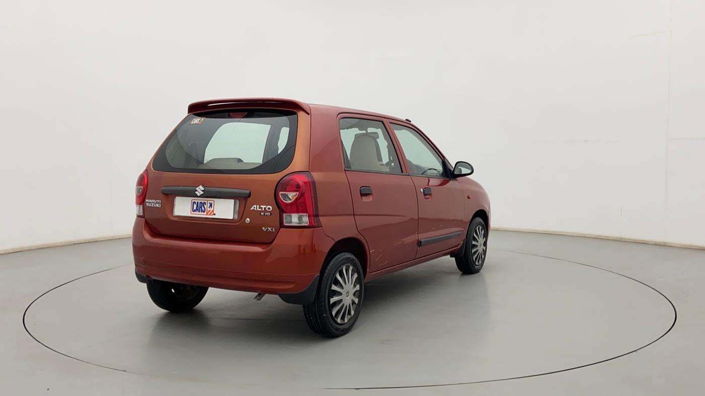 2013 Maruti Alto K10 VXI, Petrol, Manual, 32,615 km, Right Back Diagonal