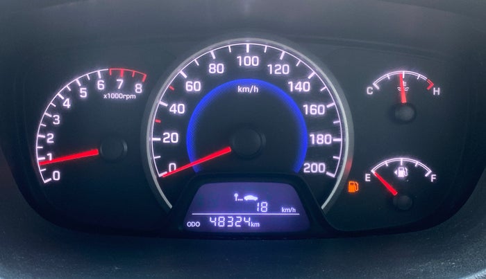 2017 Hyundai Grand i10 SPORTZ (O) 1.2 KAPPA VTVT, Petrol, Manual, 48,293 km, Odometer Image