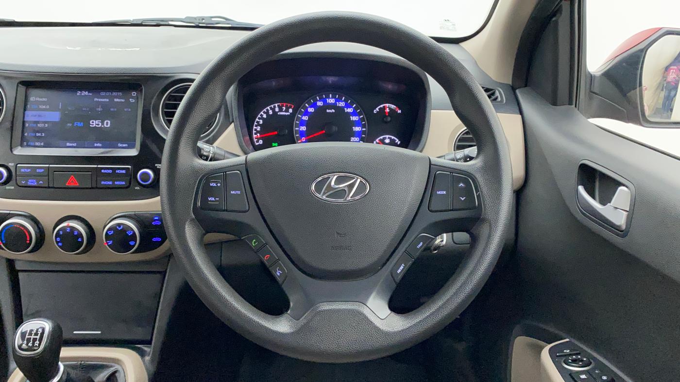 2018 Hyundai Xcent SX 1.2, Petrol, Manual, 49,352 km, Steering Wheel Close Up