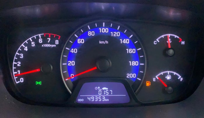 2018 Hyundai Xcent SX 1.2, Petrol, Manual, 49,352 km, Odometer Image