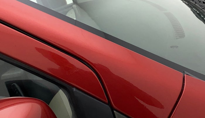 2016 Maruti Wagon R 1.0 VXI, Petrol, Manual, 65,298 km, Right A pillar - Minor scratches