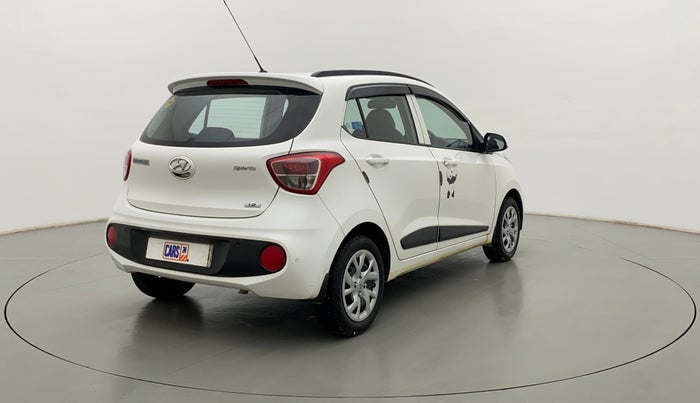 2018 Hyundai Grand i10 SPORTZ 1.2 KAPPA VTVT, CNG, Manual, 58,033 km, Right Back Diagonal