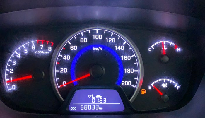 2018 Hyundai Grand i10 SPORTZ 1.2 KAPPA VTVT, CNG, Manual, 58,033 km, Odometer Image