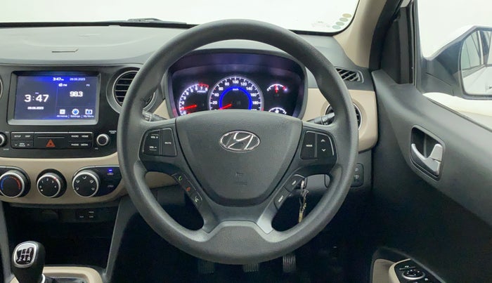 2018 Hyundai Grand i10 SPORTZ 1.2 KAPPA VTVT, CNG, Manual, 58,033 km, Steering Wheel Close Up