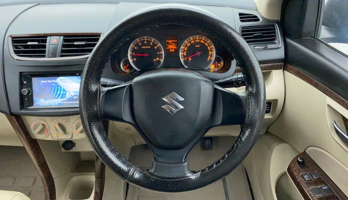 2013 Maruti Swift Dzire VXI, Petrol, Manual, 98,983 km, Steering Wheel Close Up