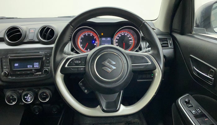 2018 Maruti Swift ZXI AMT, Petrol, Automatic, 33,100 km, Steering Wheel Close Up