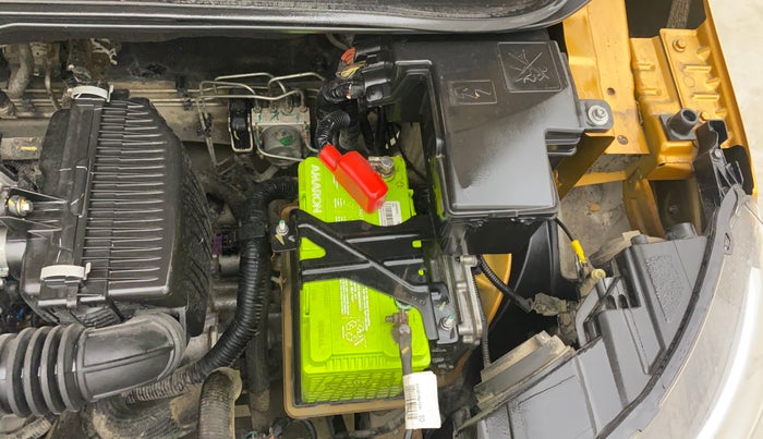 2022 Renault TRIBER RXZ AMT DUAL TONE, Petrol, Automatic, 24,010 km, Engine View - Left