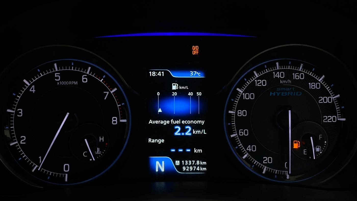 2022 Maruti XL6 ALPHA AT, Petrol, Automatic, 92,970 km, Odometer Image