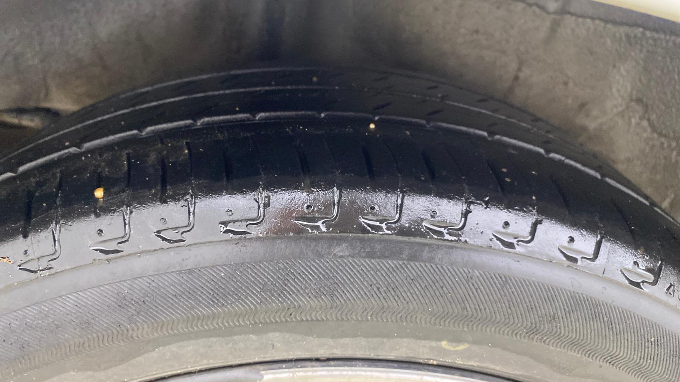 2021 Honda City 1.5L I-VTEC ZX, CNG, Manual, 40,453 km, Right Rear Tyre Tread
