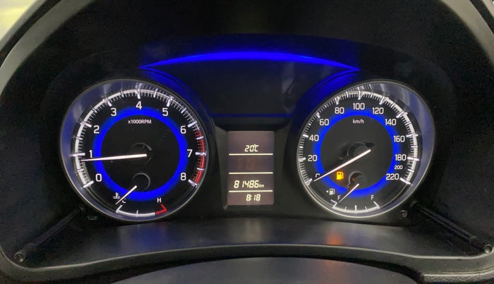 2015 Maruti Baleno DELTA PETROL 1.2, Petrol, Manual, 81,448 km, Odometer Image