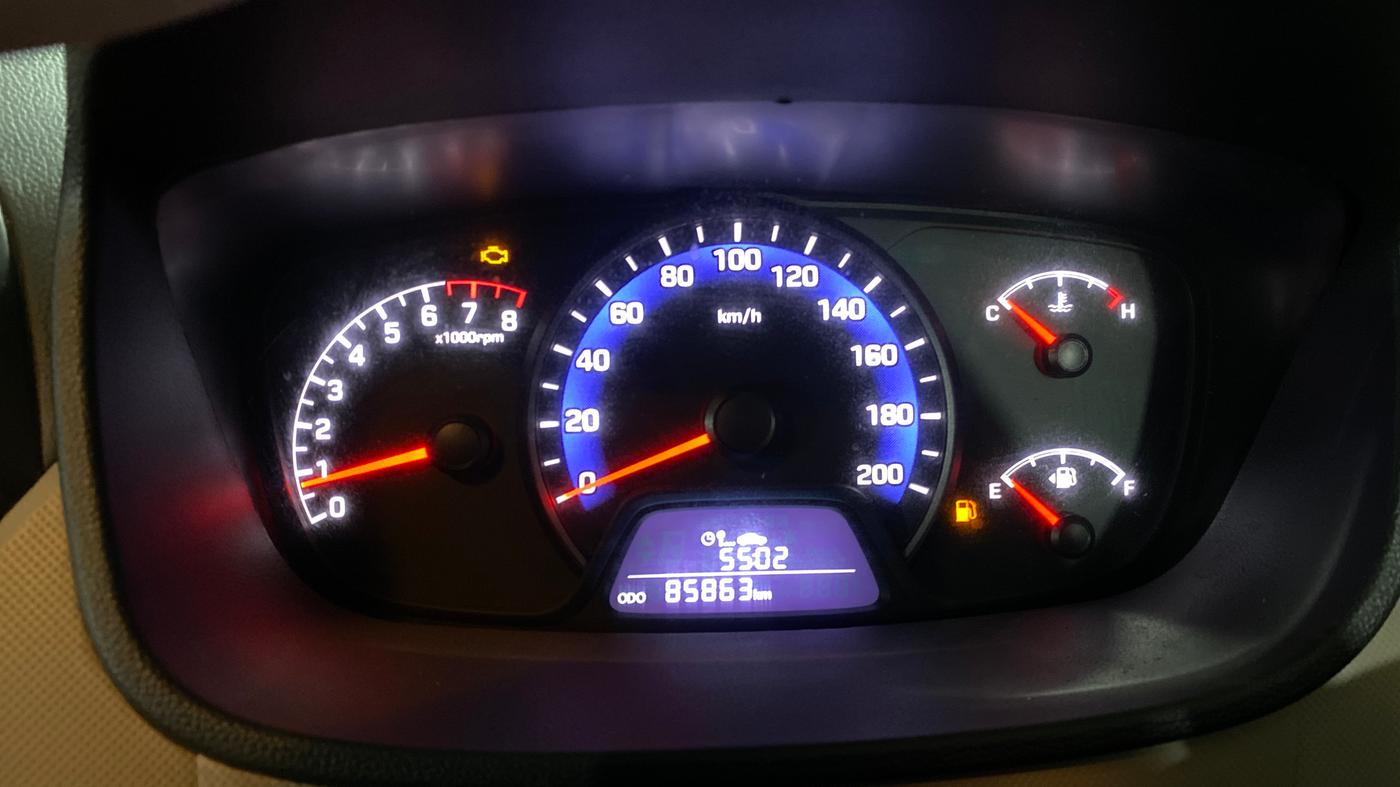 2017 Hyundai Xcent S 1.2, Petrol, Manual, 85,875 km, Odometer Image