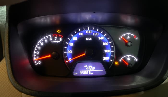 2017 Hyundai Xcent S 1.2, Petrol, Manual, 85,875 km, Odometer Image