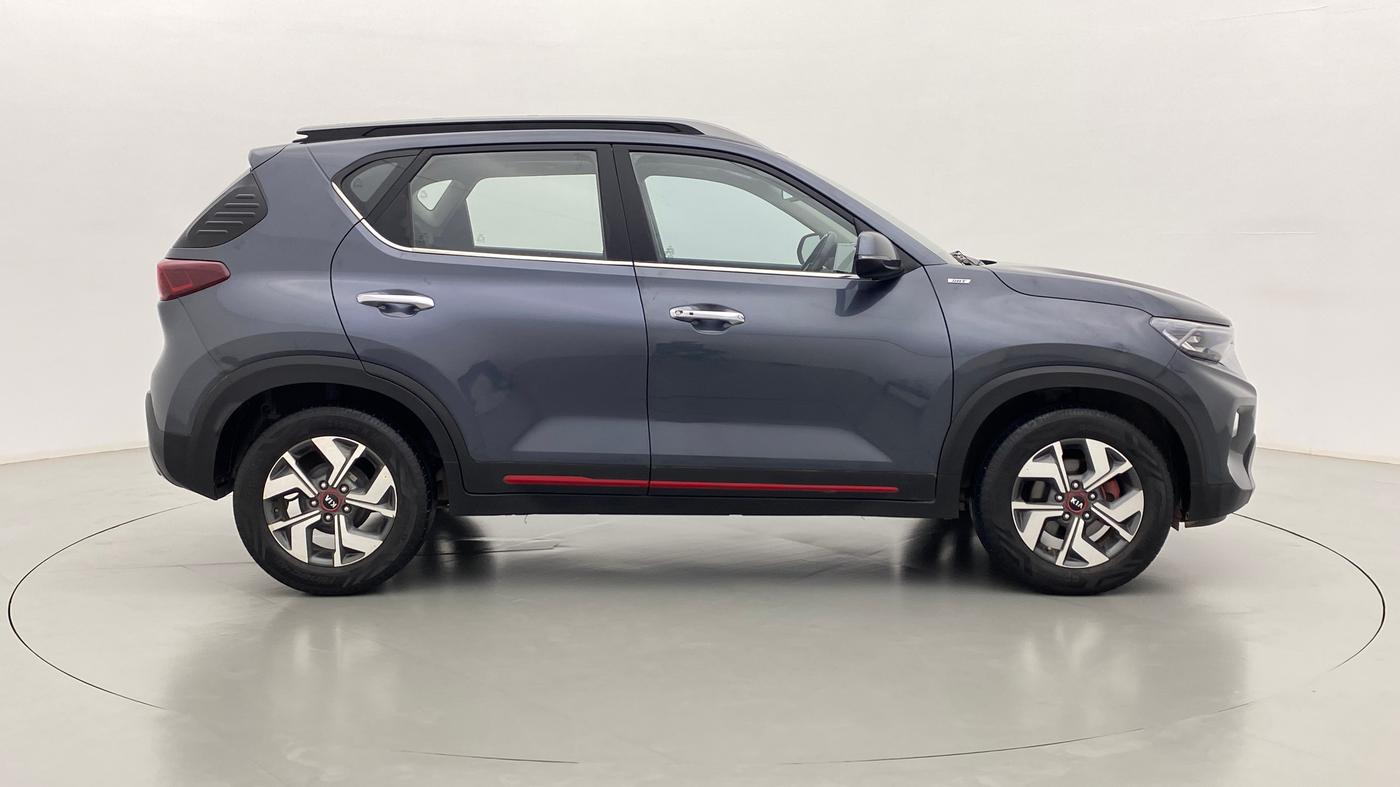 2020 KIA SONET GTX + 1.0 IMT, Petrol, Manual, 20,862 km, Right Side View