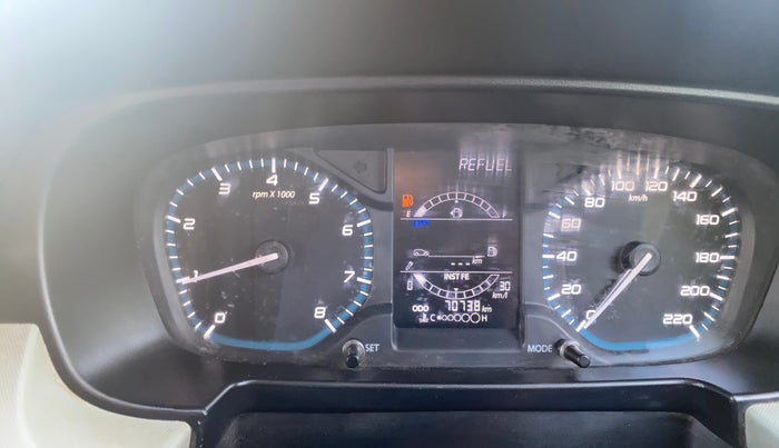 2022 Tata PUNCH ADVENTURE MT, Petrol, Manual, 70,728 km, Odometer Image