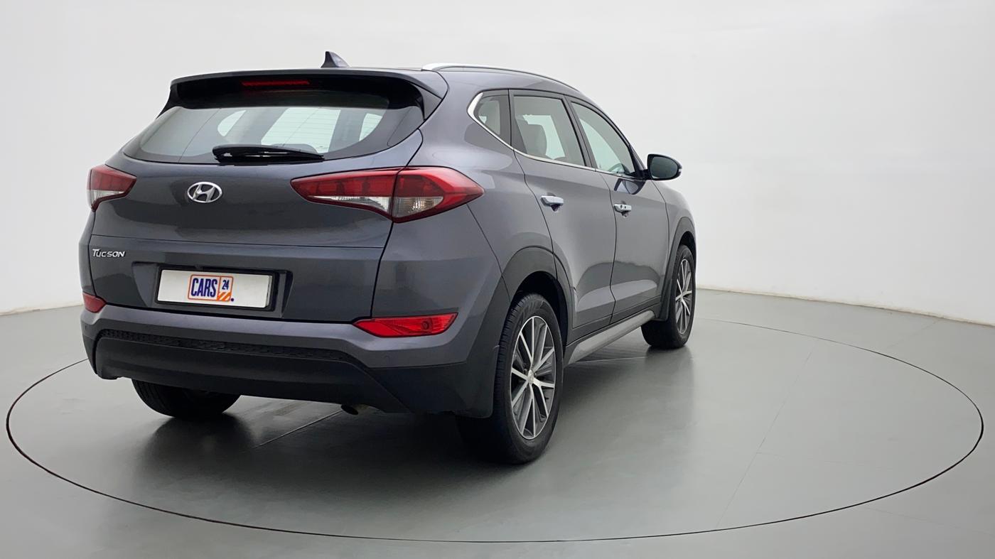 2017 Hyundai Tucson 2WD AT GL PETROL , Petrol, Automatic, 39,446 km, Right Back Diagonal